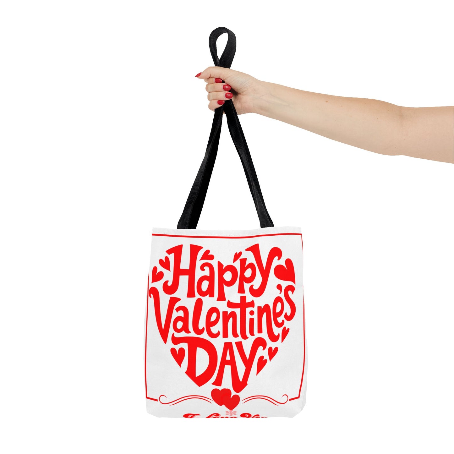 Customized Valentines Day Tote Bag with Personalized Image Option